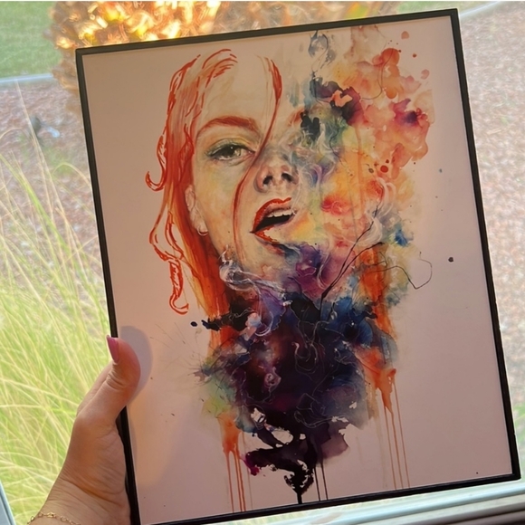 Home Decor Framed Artwork “This thing called art is dangerous” by Cecil … - Picture 1 of 6